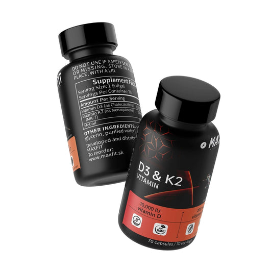 Vitamín D3K2 - Synergia pre silné kosti, imunitu a zdravé srdce - MAX FIT