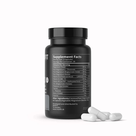 SUPER Magnézium Complex - Prémiová Podpora pre Telo & Myseľ - MAX FIT