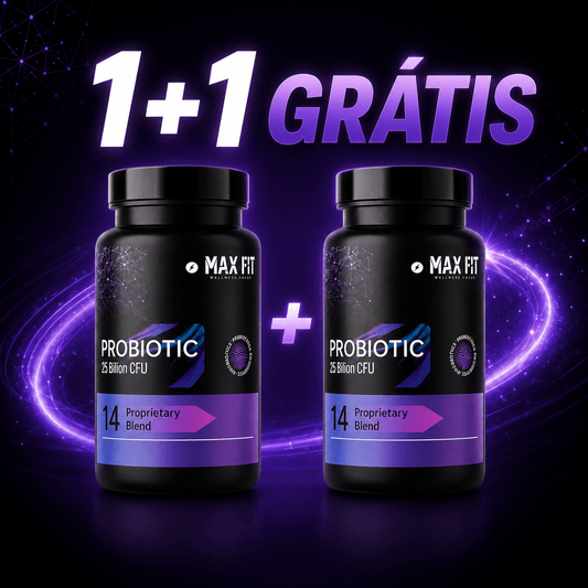 AKCIA 1+1 GRÁTIS❗Probiotika 25 miliárd CFU + prebiotikum – črevná rovnováha, imunita a trávenie - MAX FIT