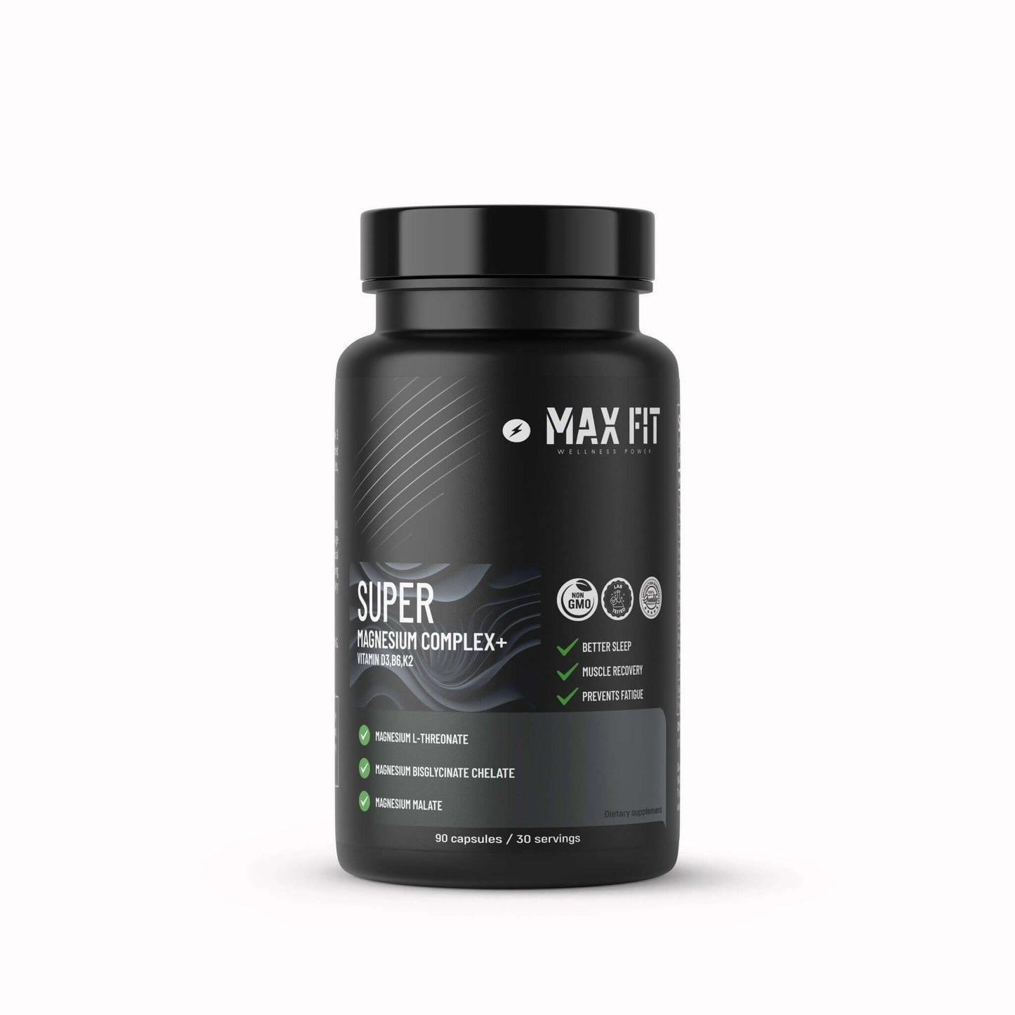 SUPER Magnézium Complex - Prémiová Podpora pre Telo & Myseľ - MAX FIT