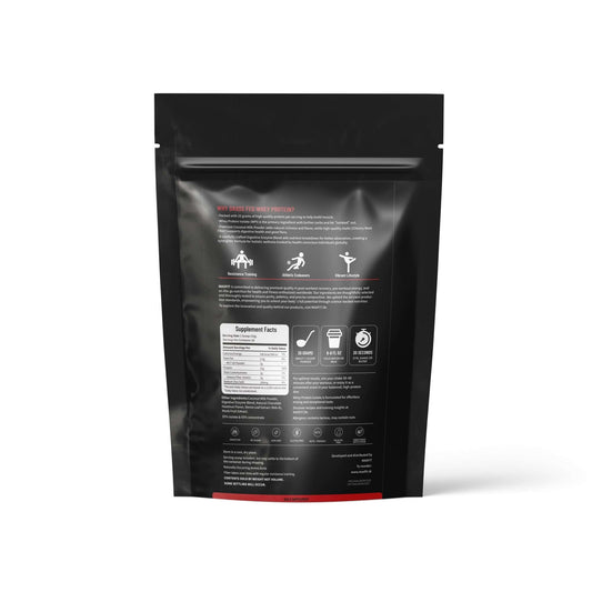 Prémiový proteínový prášok – Whey koncentrát & izolát (grass - fed) + MCT & enzýmy – Vanilka alebo Čoko - MAX FIT