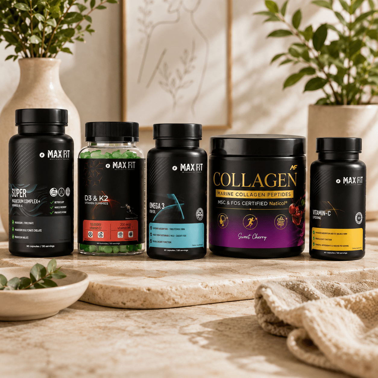 Balíček „Silné Kosti 45+“ – Komplexná ochrana kostí, kĺbov a svalov - MAX FIT