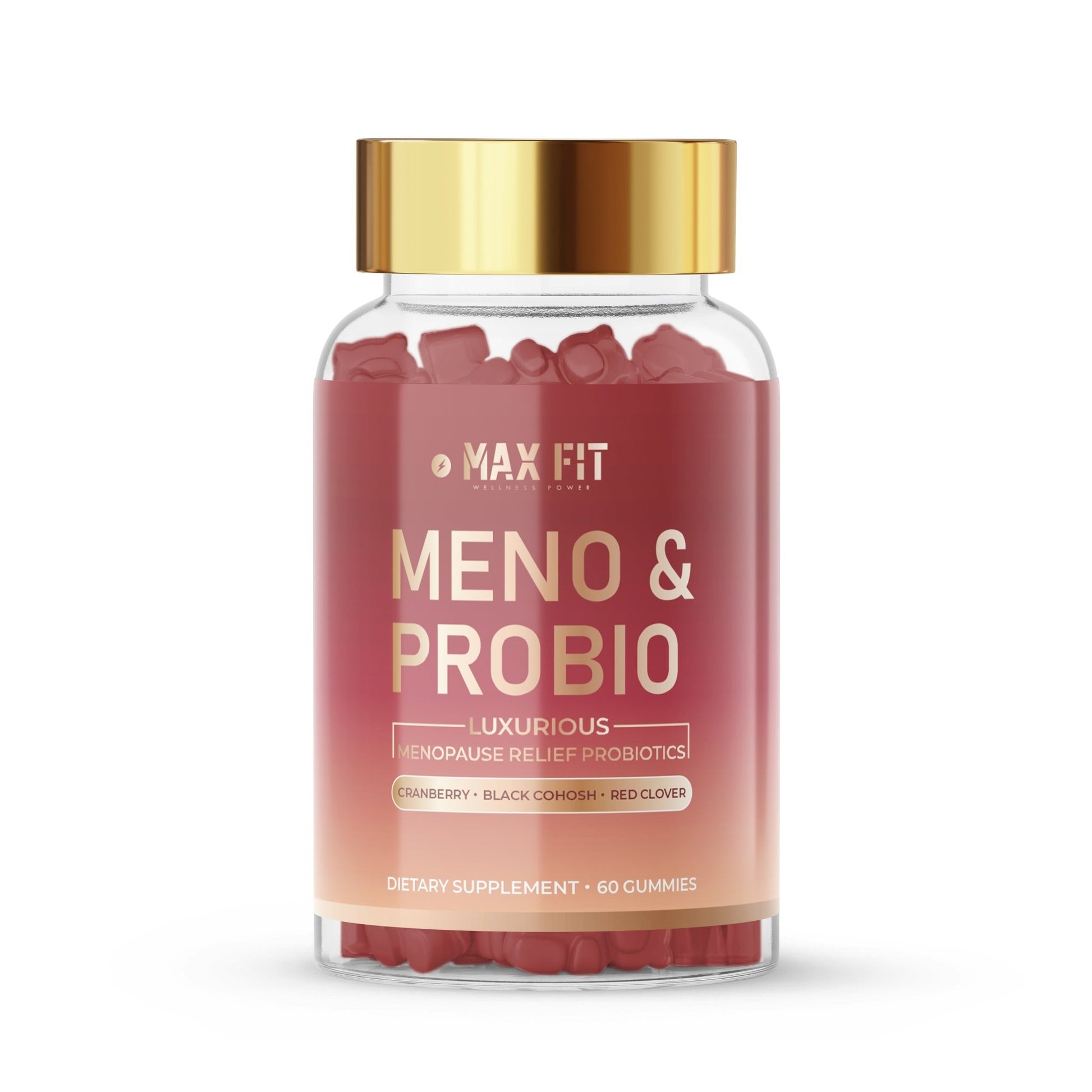 Hormonálna rovnováha v Peri/Menopauze pre Ženy - Probiotické gumíky - MAX FIT