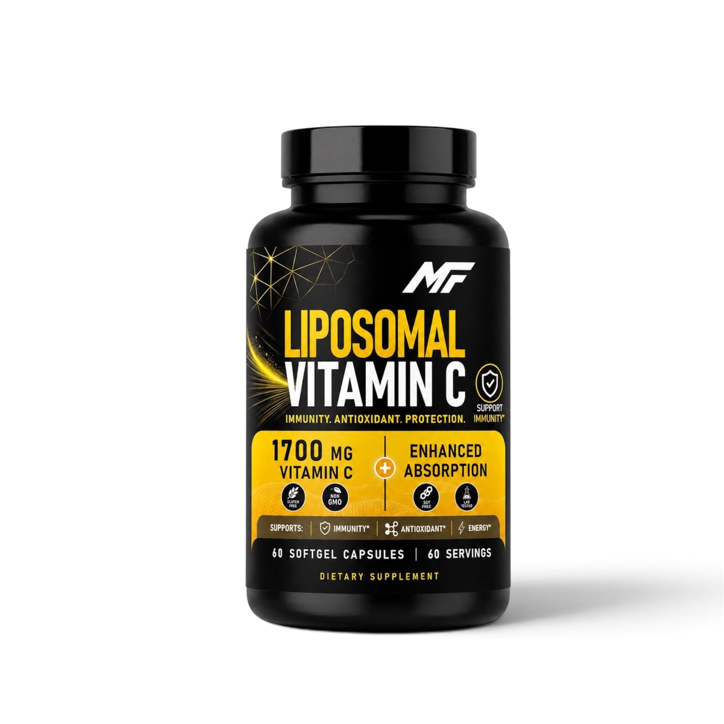 Liposomálny vitamín C 1700 mg – maximálna vstrebateľnosť, imunita a anti-aging - MAX FIT