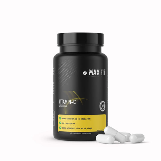 Liposomálny Vitamín C 1700 mg - Prémiová forma pre maximálnu vstrebateľnosť. - MAX FIT