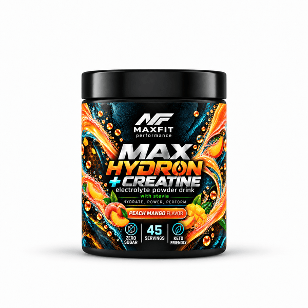 MAX HYDRON + Kreatín & L-Taurín. Broskyňa & Mango 45 dávok - MAX FIT