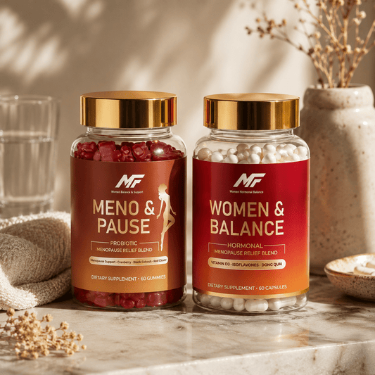 MENOPAUSE RELIEF DUO - Podpora hormonálnej rovnováhy v peri & menopauze - MAX FIT