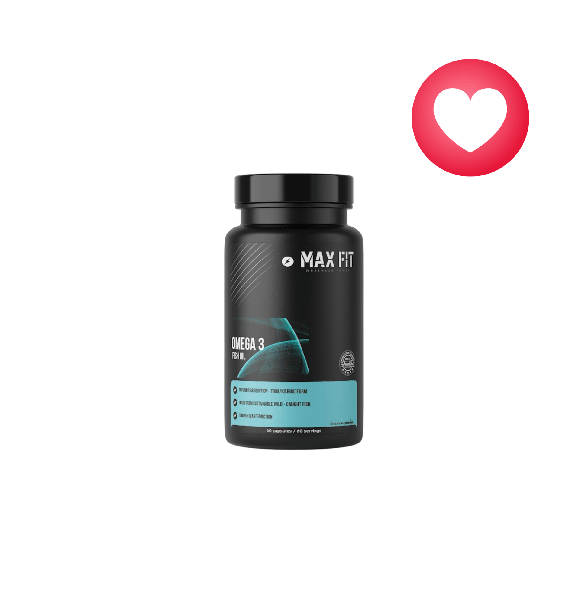 Obľúbený produkt zákazníkmi - Omega 3 - Rybí Olej - MAX FIT