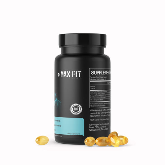 Omega 3 IFOS™ - Certifikovaný Rybí Olej. Čistota, Sila a Vedecká Podpora - MAX FIT