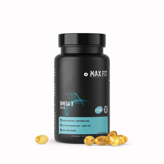 Omega 3 IFOS™ - Certifikovaný Rybí Olej. Čistota, Sila a Vedecká Podpora - MAX FIT